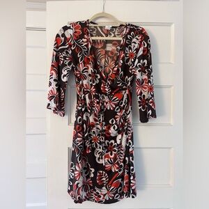 VINTAGE Y2K Funky Faux-Wrap Dress!